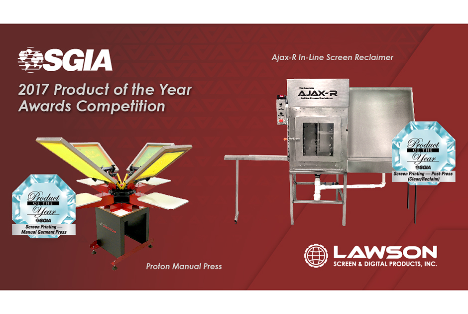 Lawson Nets Two SGIA Product Awards