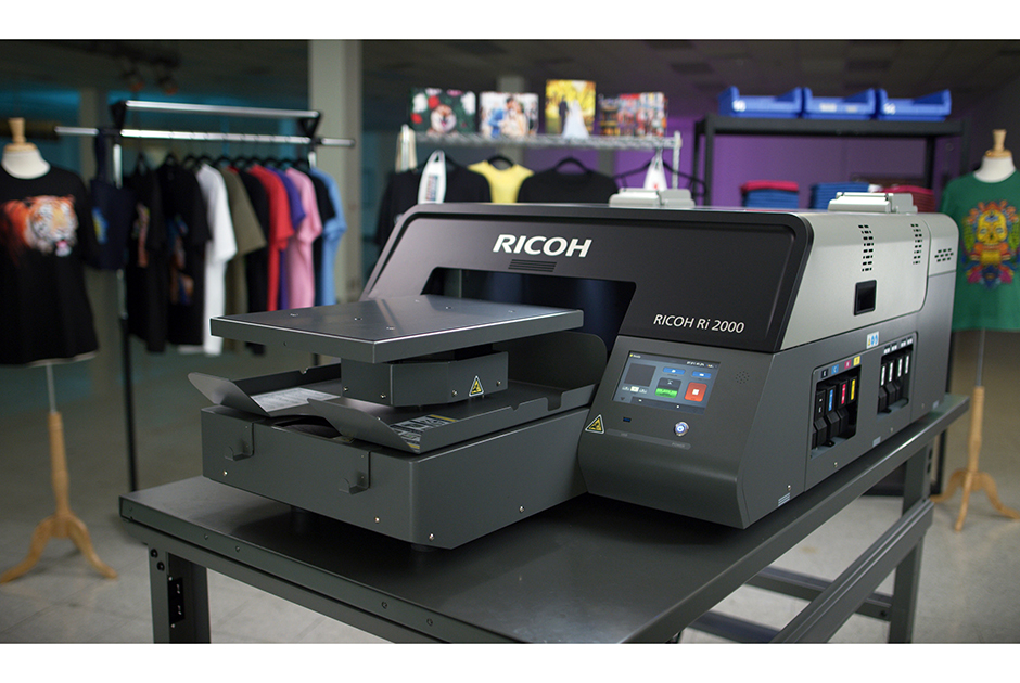 The New Ricoh RI 4000 Direct-to-Garment Printer - High-Performance DTG Printing : Garment Printer Ink