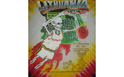 Skullman.com Releases 30th-Anniversary Edition Lithuania Tie Dye Basketball Tee