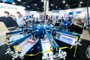 decorated apparel screen printing machine