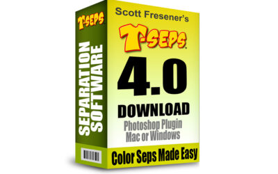 Scott Fresener Releases T-Seps 4.0 Color Separation Software