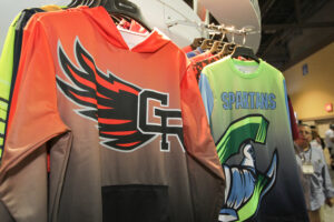 Decorated jerseys sports apparel