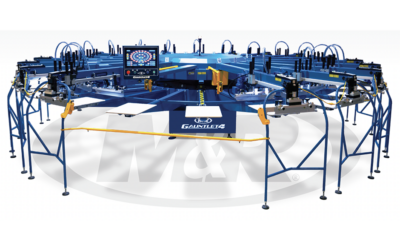 M&R Debuts New Gauntlet 4 Screen Printing Press
