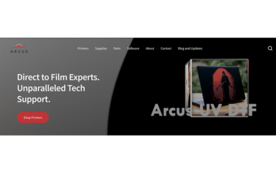 Arcus Printers Launches Brand-New Website for Decorating Equipment Customers