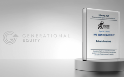 Generational Equity Advises B.I.G. Studio in Sale to Private Investors
