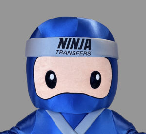 Ninja Transfers direct-to-film decorated apparel mascot