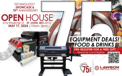 Lawson Screen & Digital Products to Host 75th Anniversary Open House
