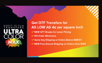 STAHLS’ Lowers Pricing, Offers Free Shipping for Decorated-Apparel DTF Transfers