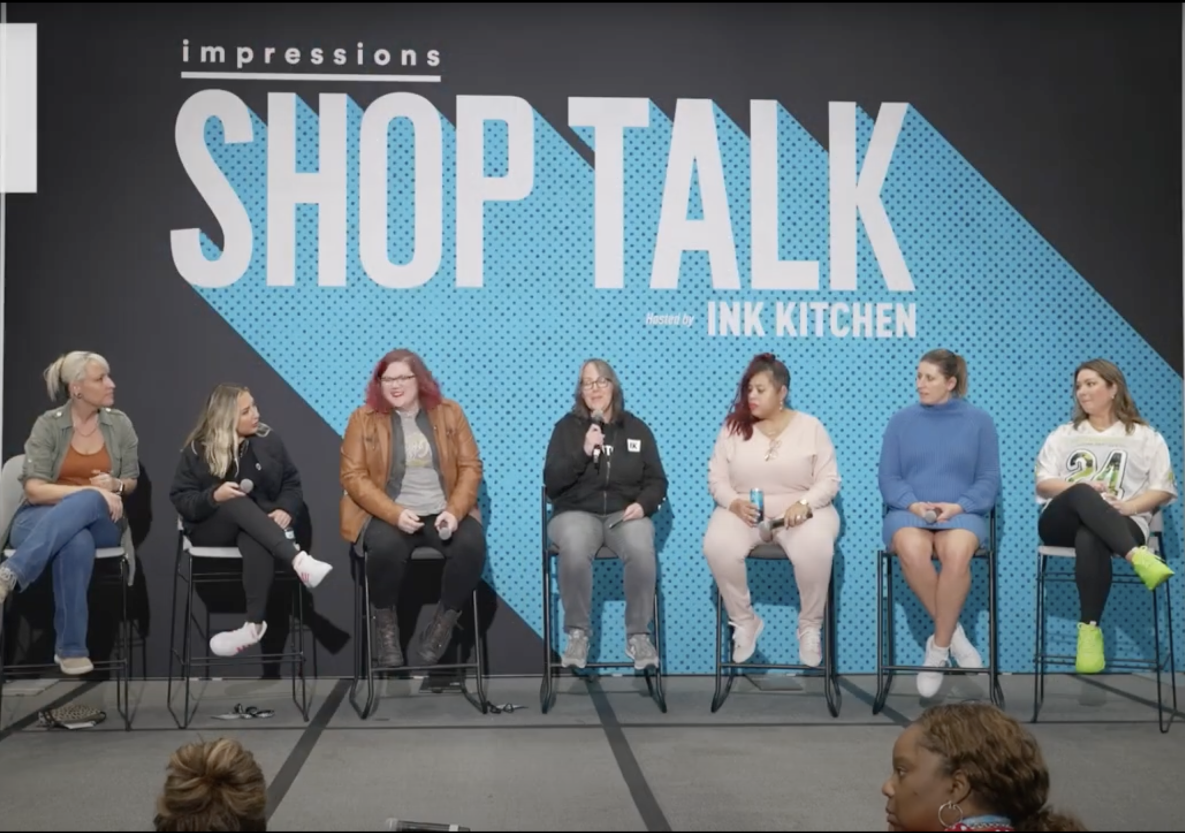 Shop Talk panel discussion women in decorated apparel industry