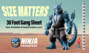 Ninja Transfers 30-foot Gang Sheets