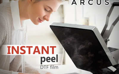 Arcus Printers Introduces Instant Peel DTF Transfers