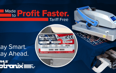 Hotronix Offers Tariff-Proof, American-Made Heat Press Solutions