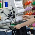 commercial multi-needle embroidery machine
