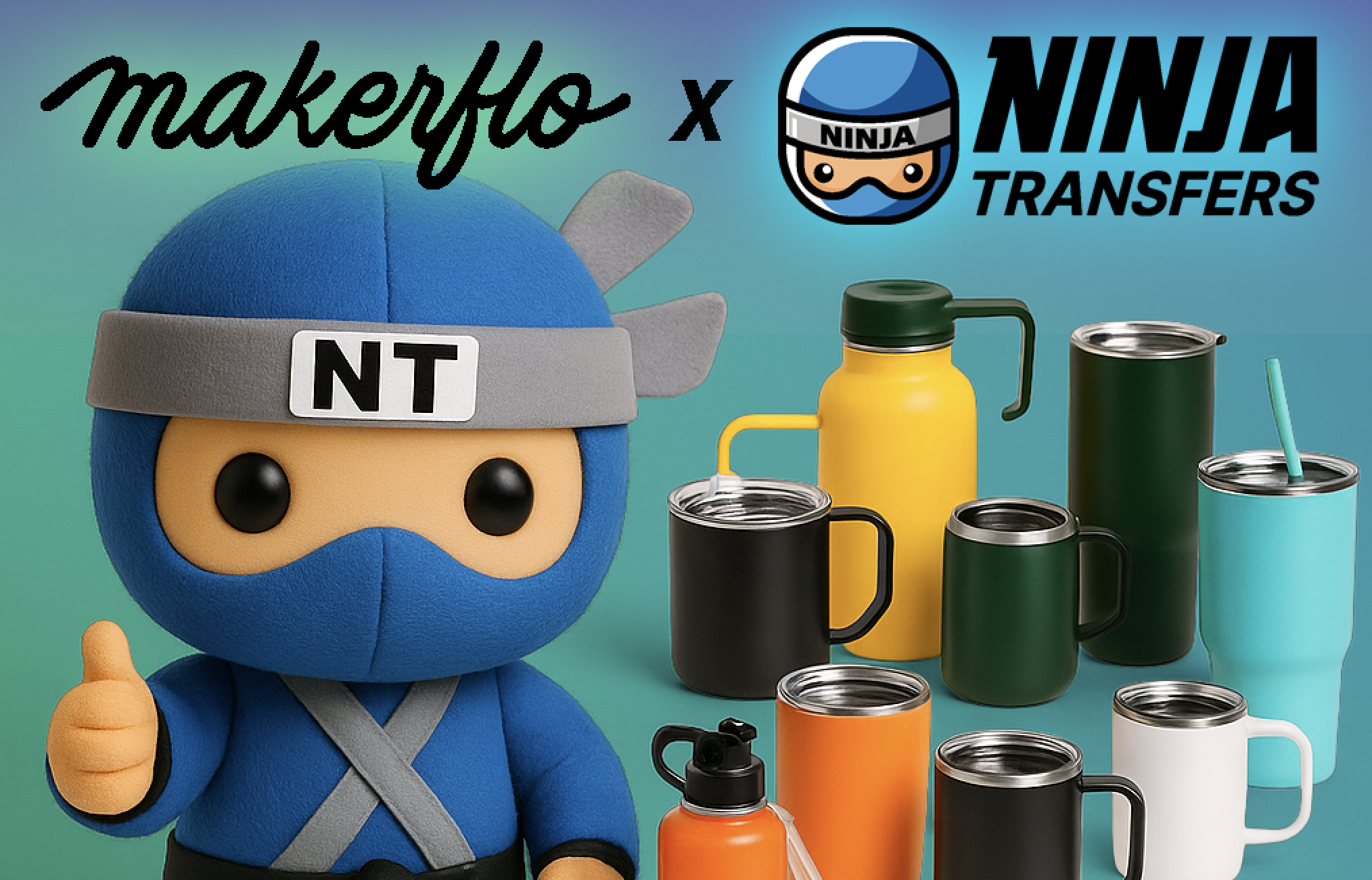 MakerFlo Crafts and Ninja Transfers partnership