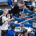 Automatic T-shirt screen printing machine Impressions Expo