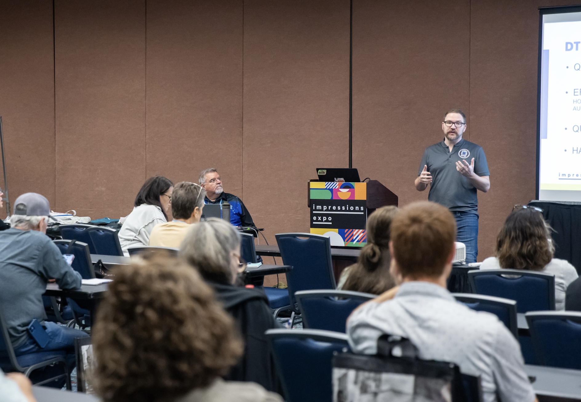 2025 Impressions Expo Dallas decorated apparel educational conference session