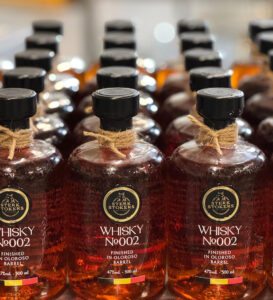 Inkcups Helix ONE, direct-to-object printing, custom bottle printing, personalised spirits bottles, beverage packaging personalisation Sterkstokers Distillery