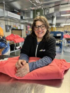Spectrum Designs production worker decorated apparel shop
