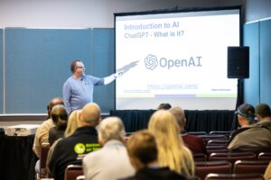 Impressions Expo Dallas, Texas, 2025, educational conference session on artificial intelligence