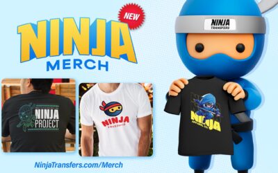 Ninja Transfers Launches “Ninja Merch” Branded DTF Apparel Line