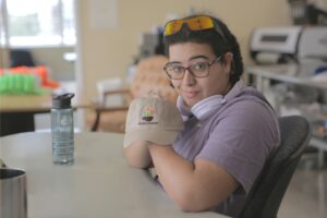 Spectrum Designs custom embroidery worker