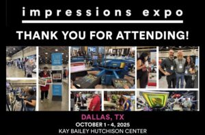 Impressions Expo Dallas 2025 decorated apparel trade show