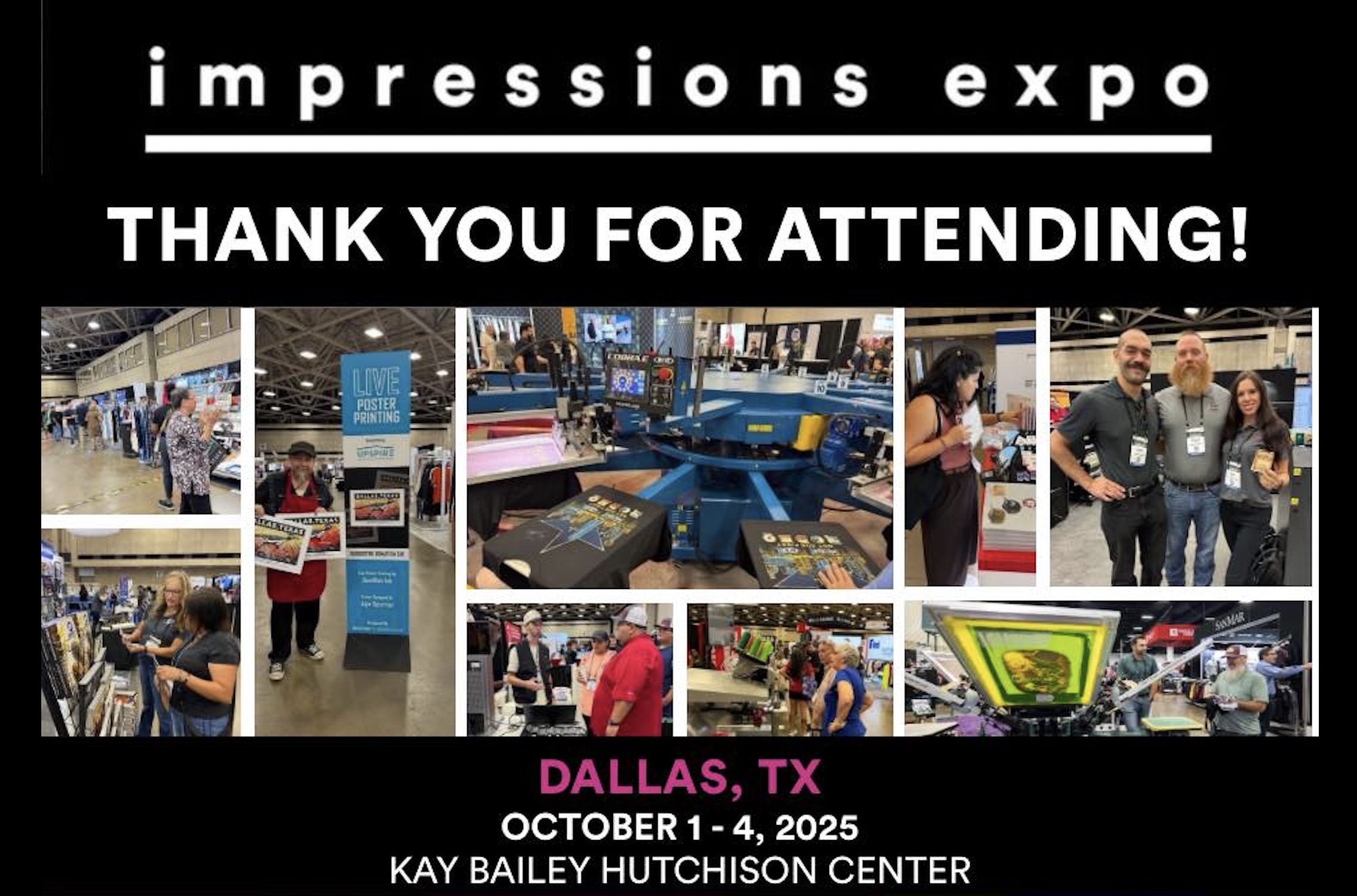 Impressions Expo Dallas 2025 decorated apparel trade show