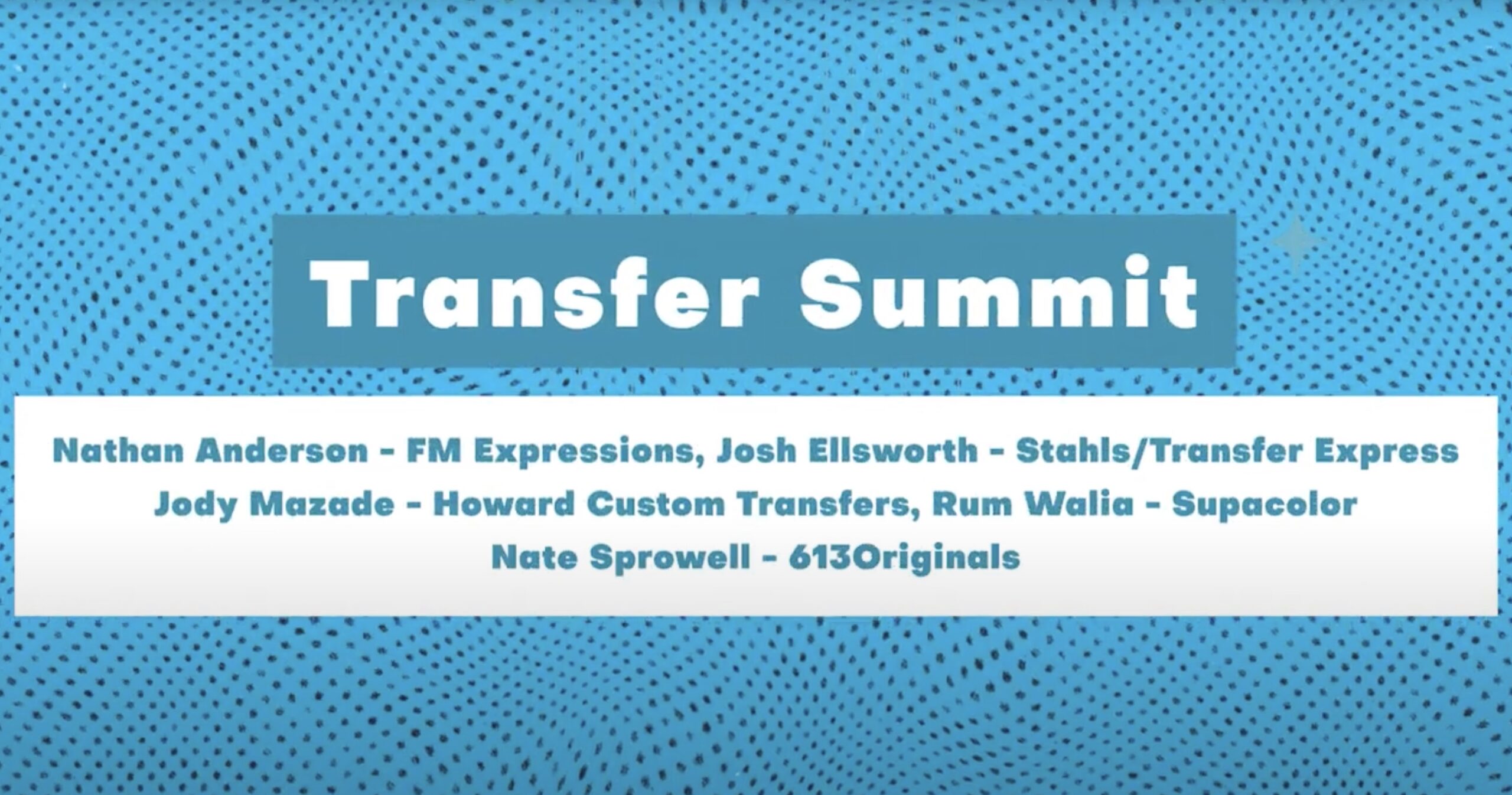 Ink Kitchen Impressions Expo Long Beach 2025 Transfer summit