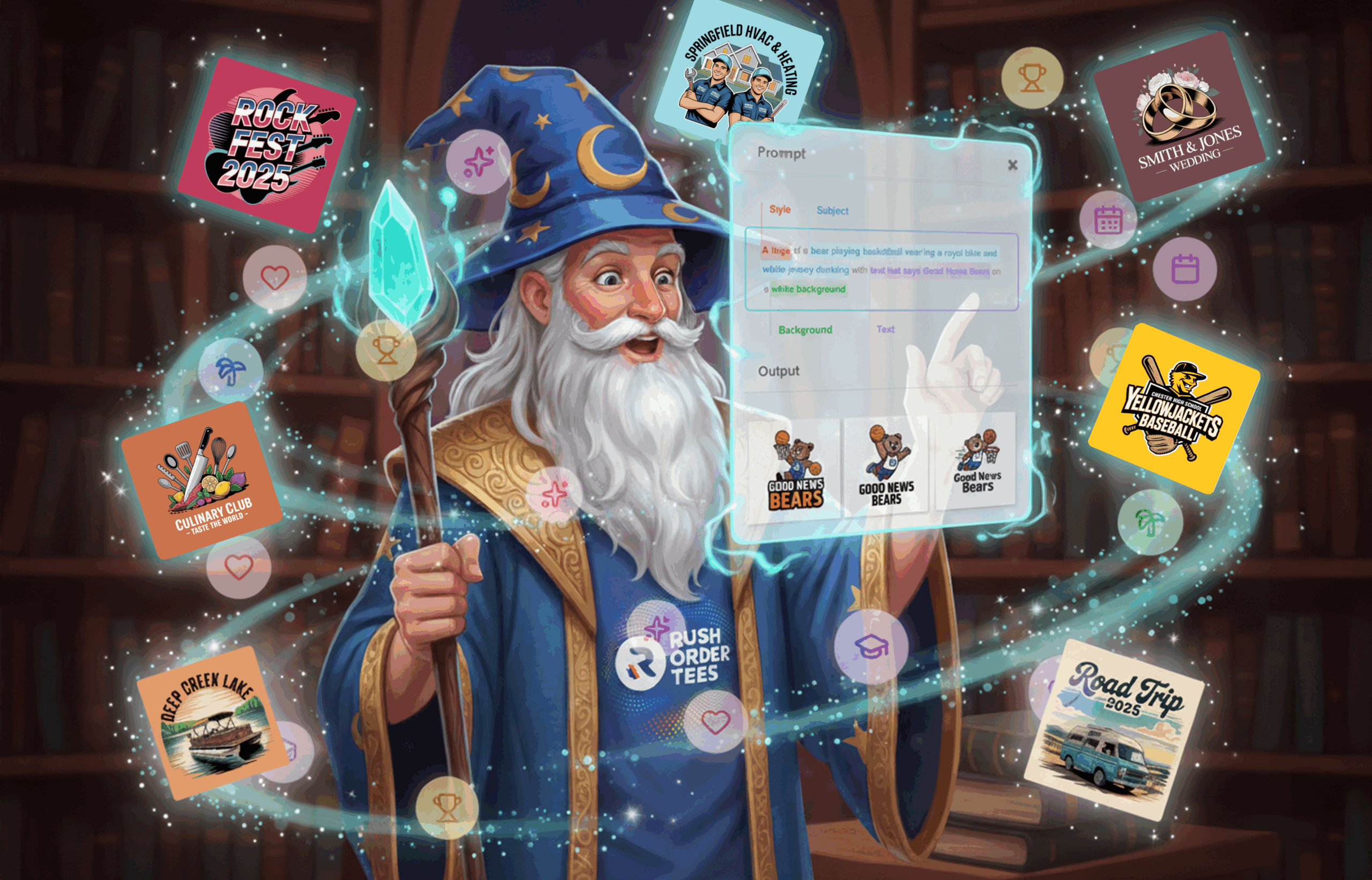 Rush Order Tees AI Wizard