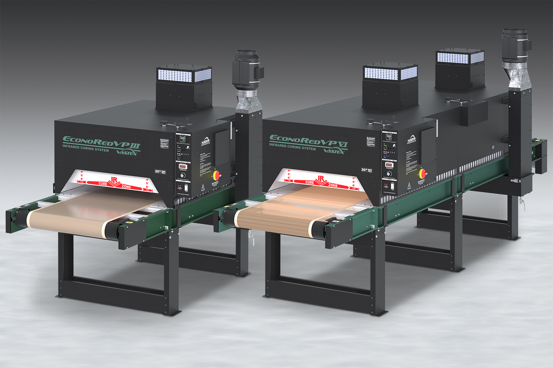 Vastex EconoRed VP series direct-to-film (DTF)dryers