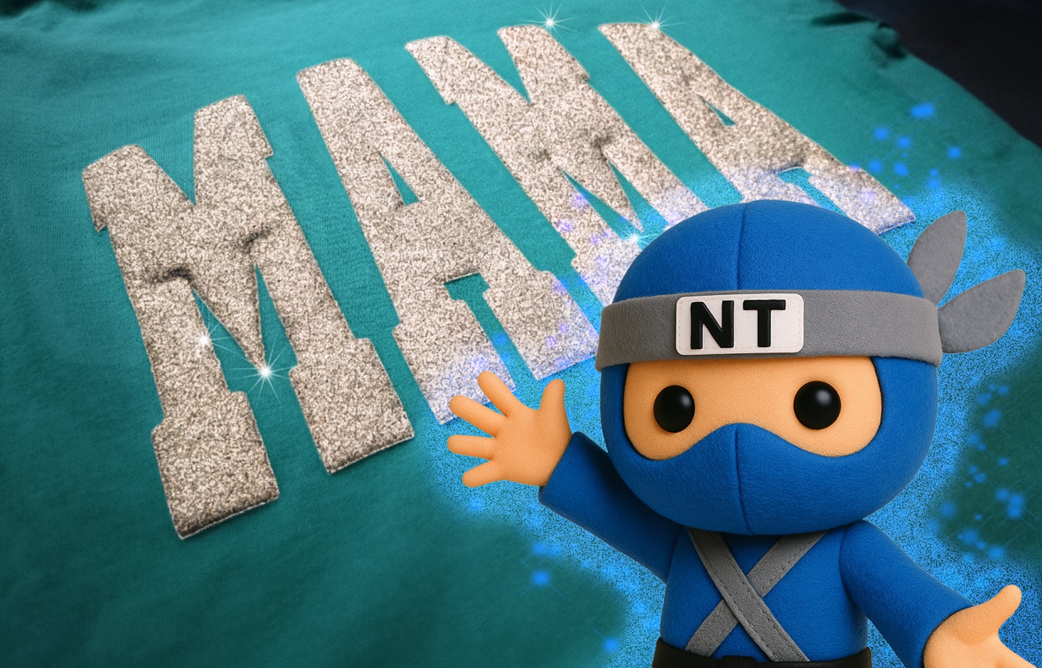 Ninja Transfers 3D puff heat transfers decorated apparel