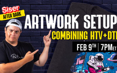 Siser North America Expands After Dark Education Series with HTV, DTF, and Heat Press Classes