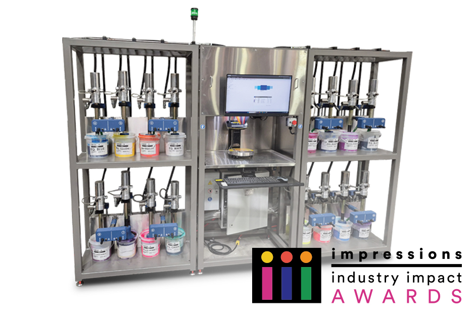 2026 Impressions Industry Impact (III) Awards Best New Screen-printing Tech: Avient DMC DispenseMaster