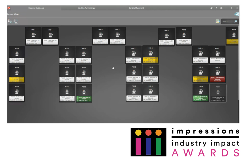 The Melco SUMMIT Manager Software has been awarded the 2026 Impressions Industry Impact (III) Award for Best New Embroidery Tech