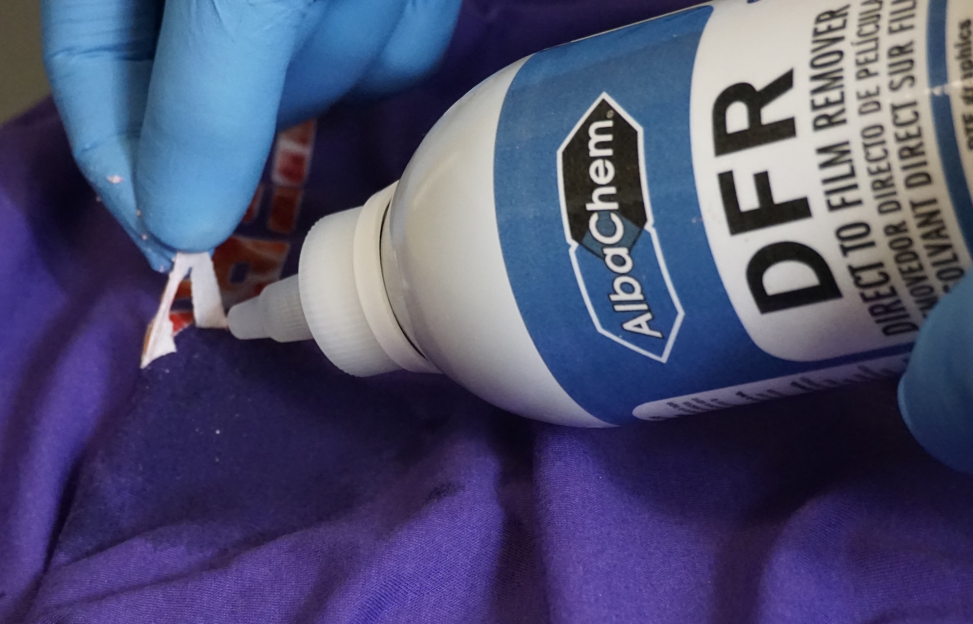 AlbaChem DFR Direct to Film Remover for DTF apparel decoration