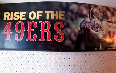 Roland DG User Produced Wall Graphics for San Francisco 49ers Pre-Super Bowl Event
