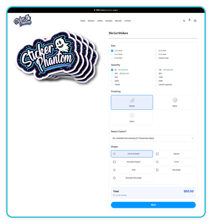 Sticker Phantom Boosts Conversion Rates With Antigro Designer’s Sticker Builder Software