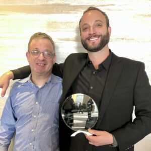 Darren and Jed Seifert of Stakes Mfg. at the 2022 APSE National Conference