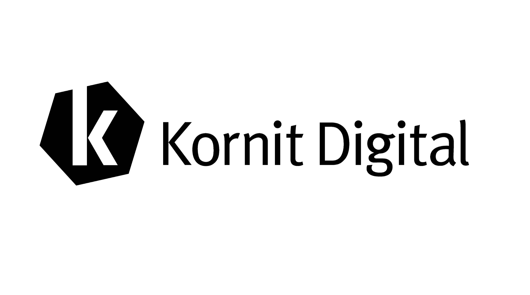 Logo for digital apparel decorator Kornit