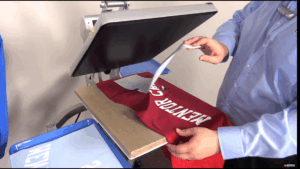 Heat press placement guide team uniform decoration 