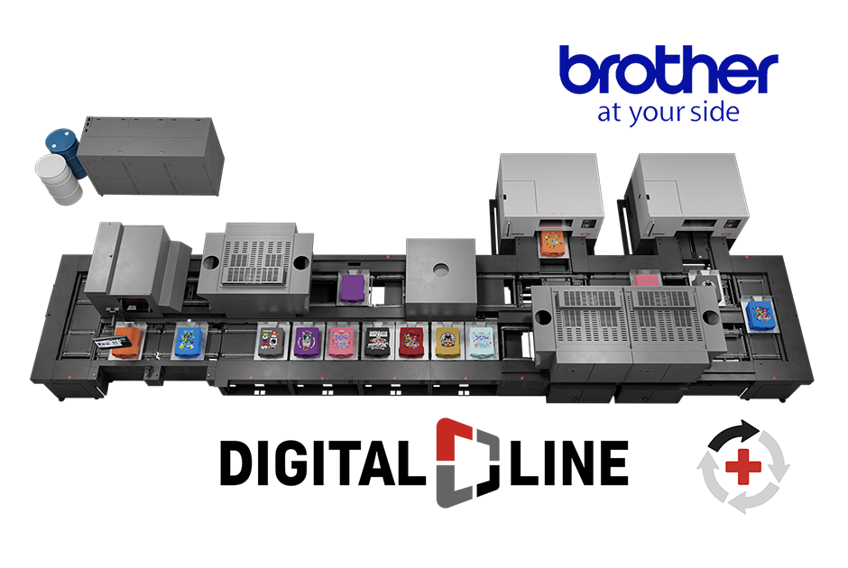 Brother Print+ DTG subscription platform for high-volume direct-to-garment printing production