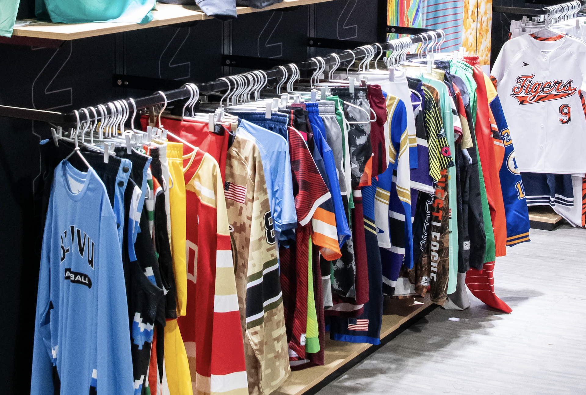 Dye Sublimated Apparel Market garments at Impressions expo