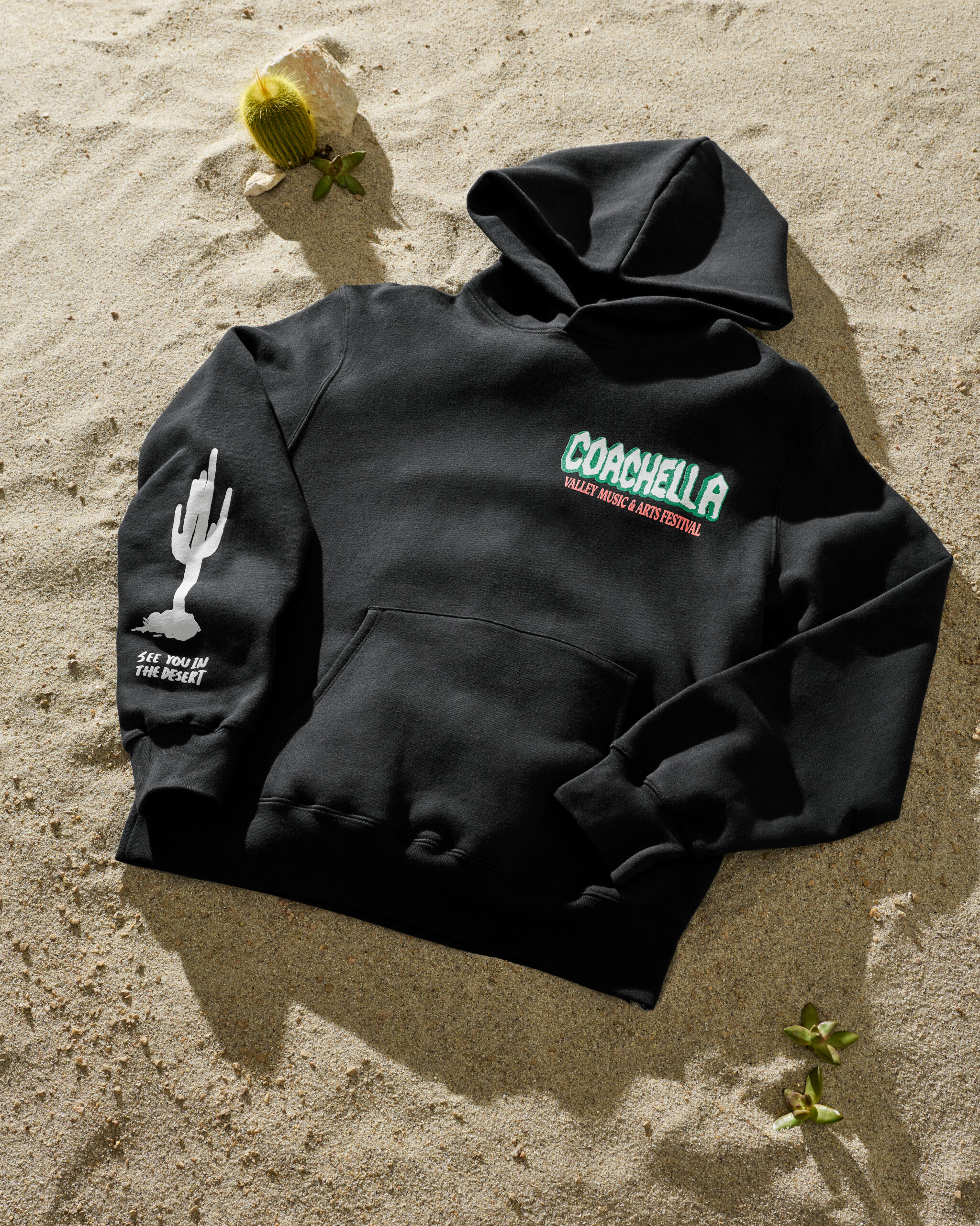 BELLA+CANVAS Vintage Black Coachella 2026 Museum of Merchandise