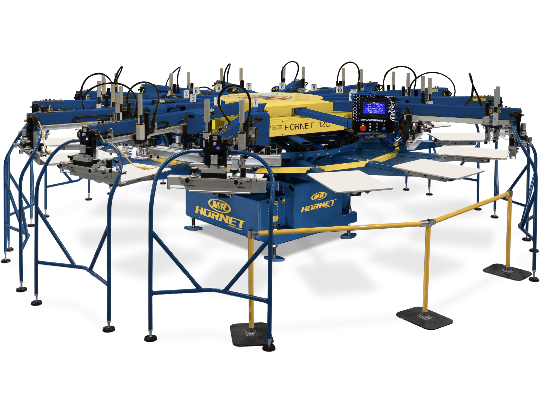 M&R STINGER Series of automatic screen-printing presses