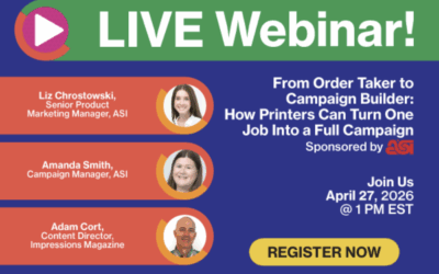 Impressions, ASI Team up for April 27 Webinar on Promotional Products for Apparel Decorators