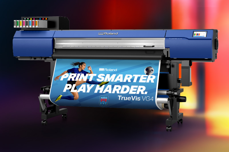 Roland DG Launches TrueVis VG4 Series with TR3 Inks for Smarter Eco-Solvent Print & Cut Production