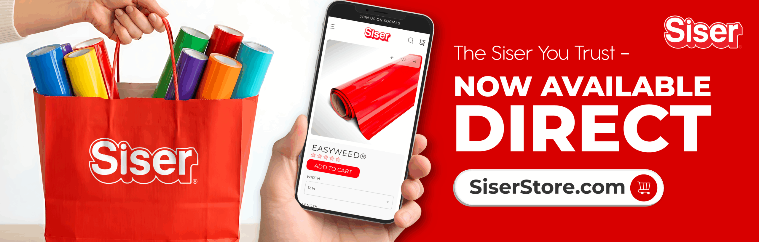 Siser North America Launches Direct-to-Consumer Online Store for HTV and Craft Products
