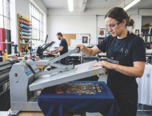 Heat press custom apparel decorating for the holidays