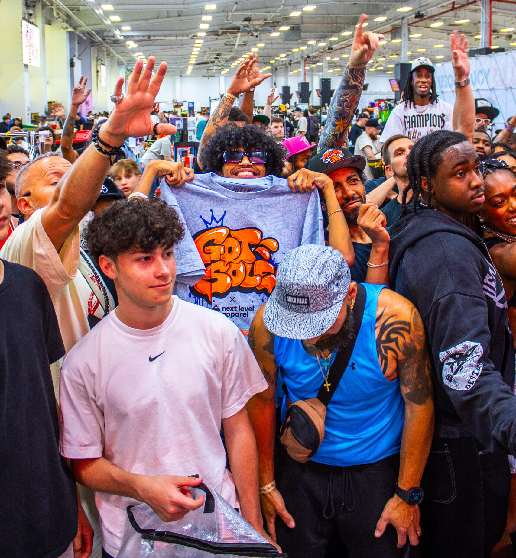 Promotional graphic highlighting Next Level Apparel's partnership with Got Sole for the 2026 U.S. sneaker and streetwear festival tour.
