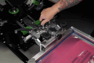 Riley Hopkins 250+ custom apparel, T-shirt Screen-Printing Press 